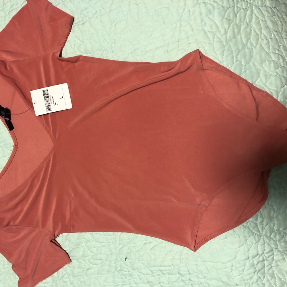 New with tags Forever 21 rose body suit